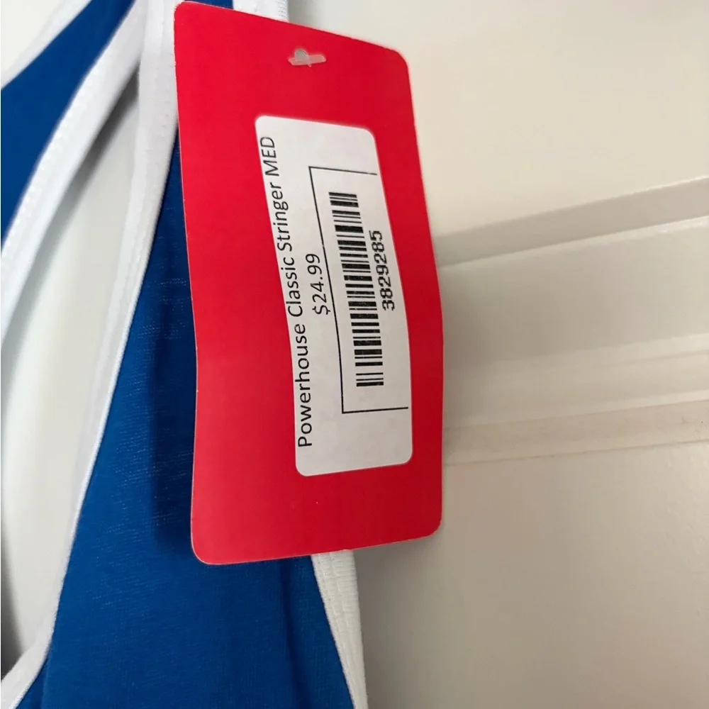 Powerhouse Gym Men's Royal Blue Racerback Tank Top - Picture 3 of 3